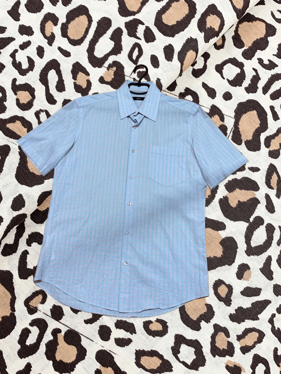 Hugo Boss HUGO BOSS Men’s Checked Shirt Regular Fit Size US L / EU 52-54 / 3 - 1 Thumbnail