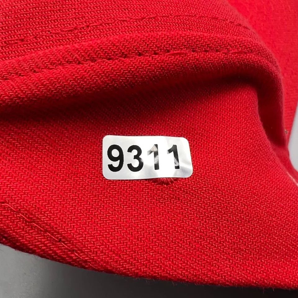 New Era Houston Rockets Hat Men M-L Red Stretch Fitted Cap New Size ONE SIZE - 7 Thumbnail