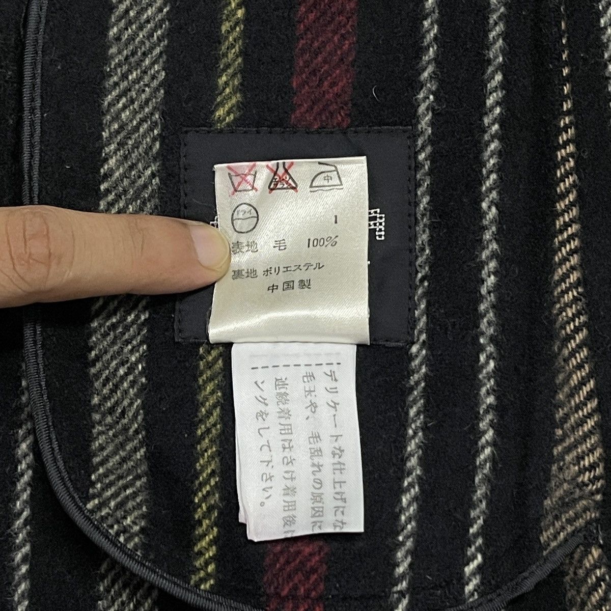 Gucci Vintage Sonia Rykiel Button Up Wool Coat — Parisian Luxury Size S / US 4 / IT 40 - 24 Thumbnail