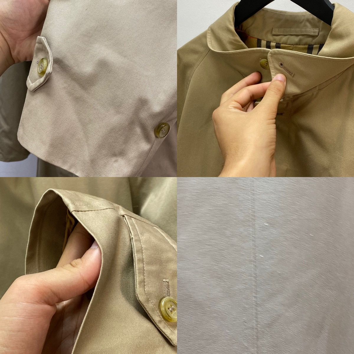 Burberry × Vintage Vintage 90’s Burberry’s nova check men’s trench coat Jacket Size US L / EU 52-54 / 3 - 25 Thumbnail