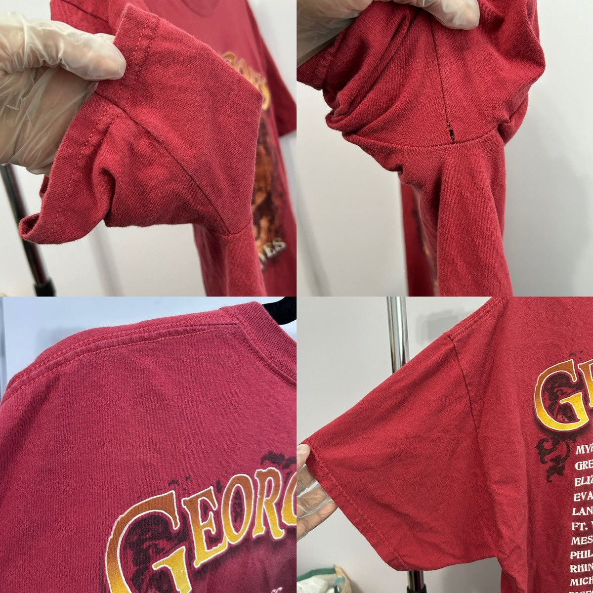 Gildan Gildan George Jones Red Large Graphic Tee Sz Large - "Dannie Size US L / EU 52-54 / 3 - 4 Thumbnail
