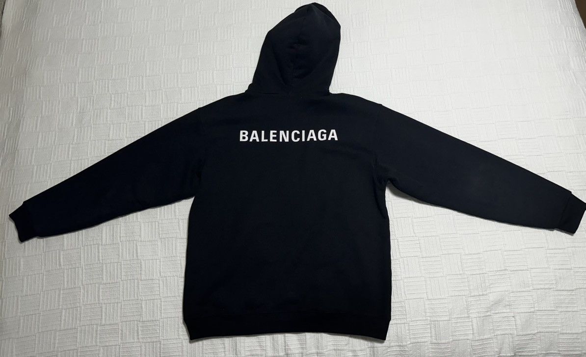Balenciaga Balenciaga Back Hoodie Size US S / EU 44-46 / 1 - 2 Thumbnail
