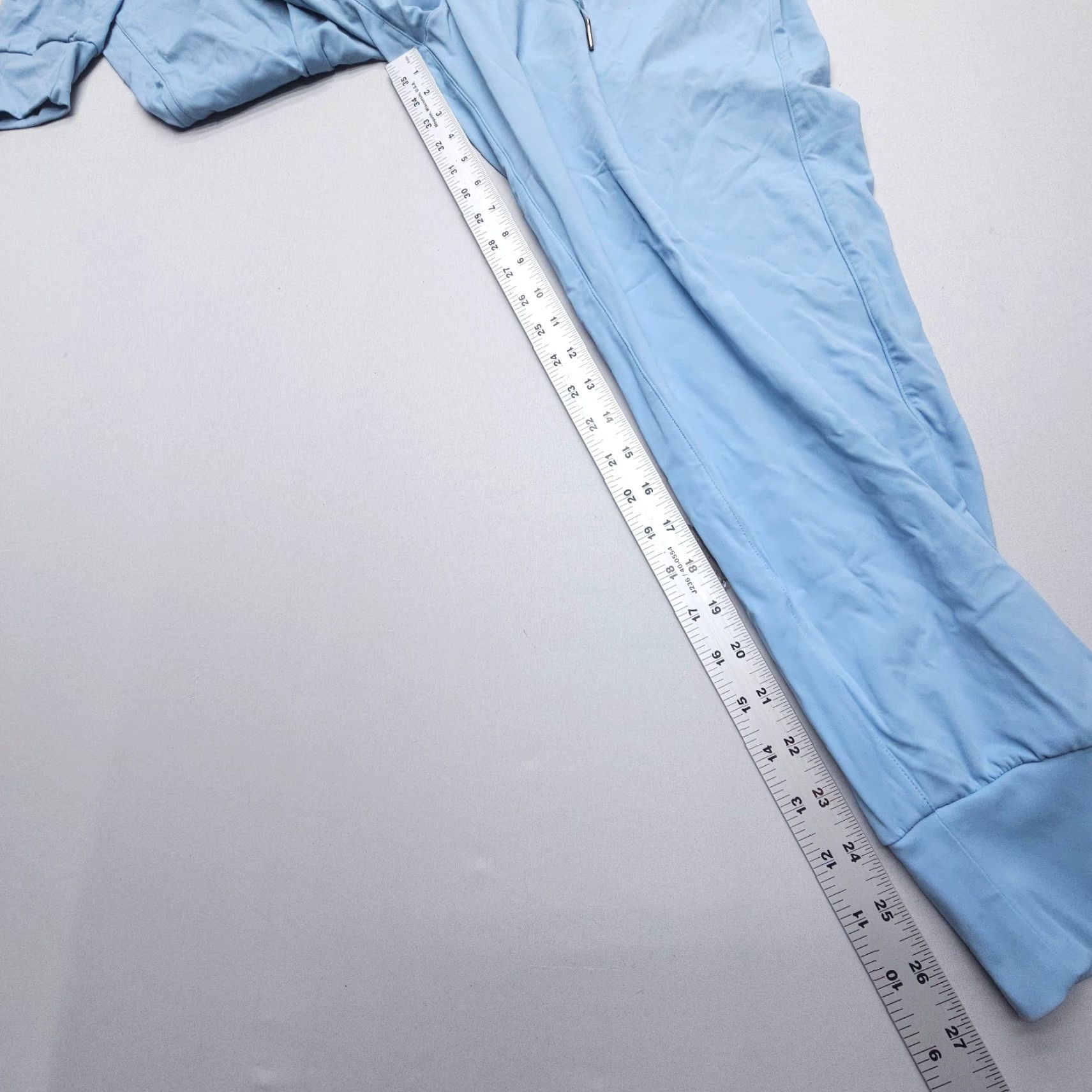 Vintage SAGE Jogger Pants Womens Medium Blue Light Stretch Activewear Travel Size 32" / US 10 / IT 46 - 5 Thumbnail
