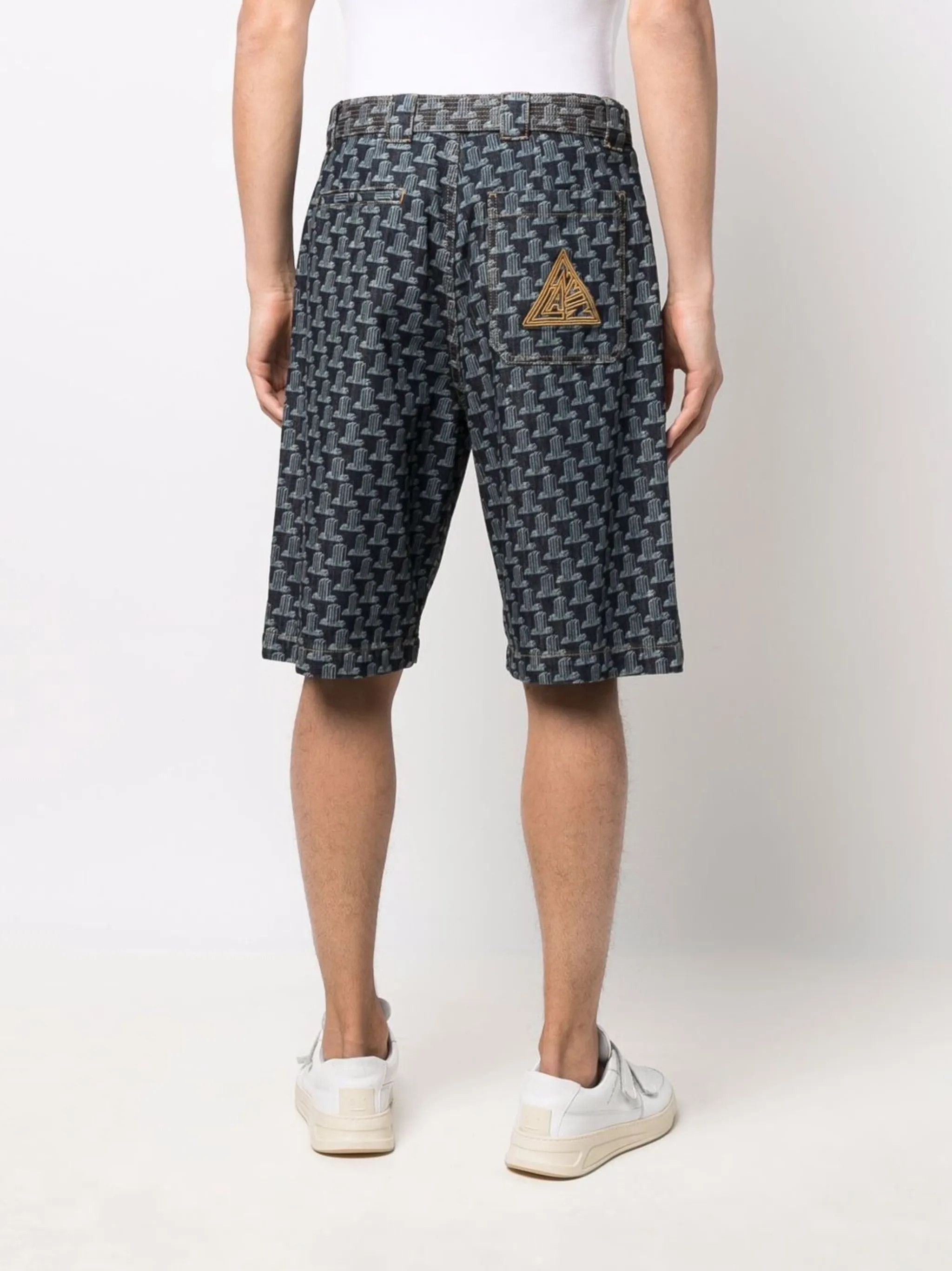 Helmut Lang o1y0125 Denim Short in Multicolor Size US 28 / EU 44 - 3 Thumbnail