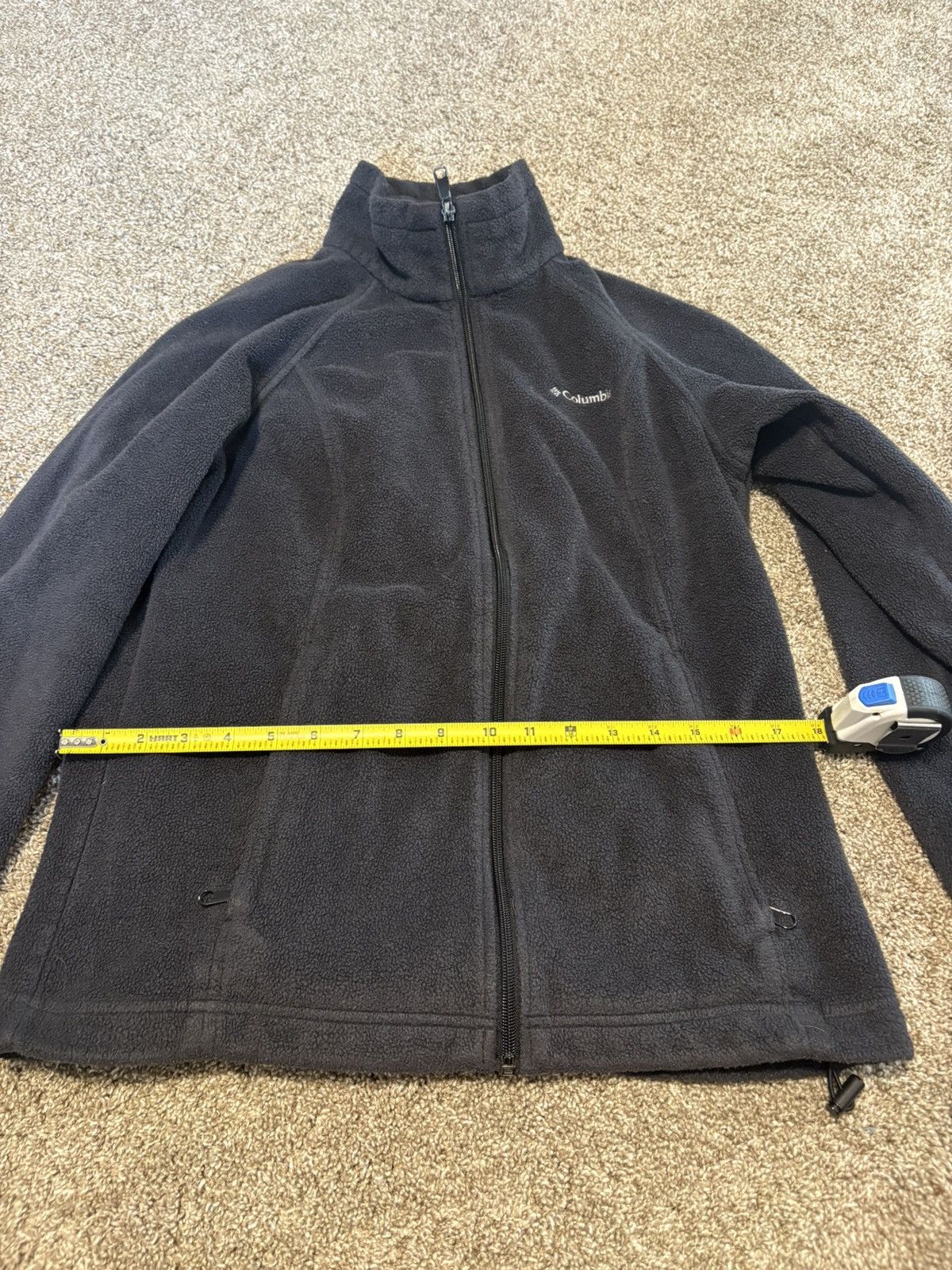 Columbia (Columbia) Gray Fleece Zip Up Jacket: Size Medium Size M / US 6-8 / IT 42-44 - 3 Thumbnail