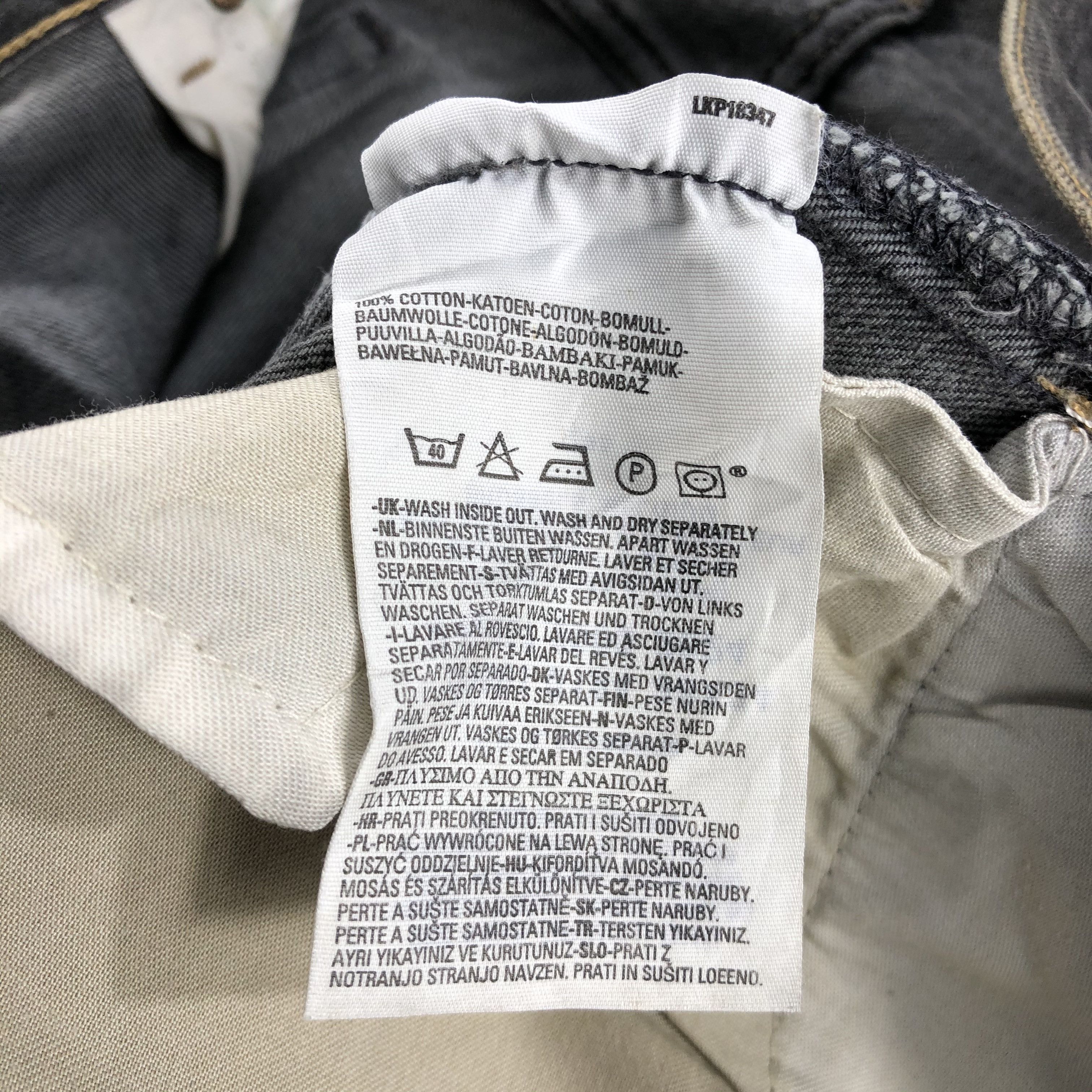 Levi's Vintage Distress Levis 501 Jeans-J1437 Size US 40 / EU 56 - 10 Thumbnail