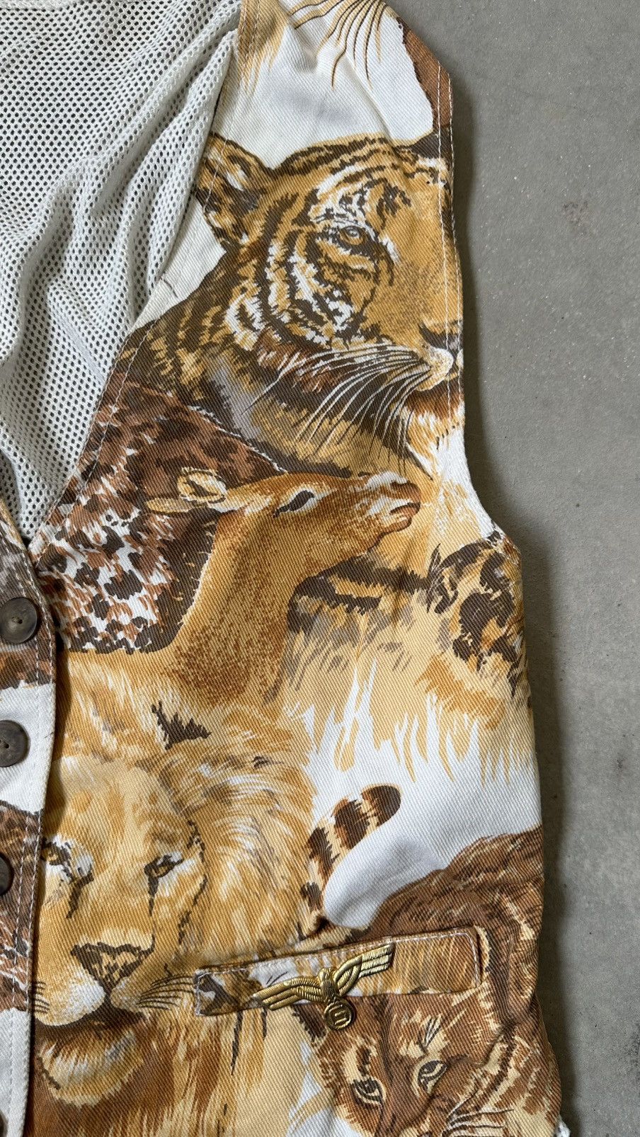 Vintage VINTAGE JAPANESE ANIMAL PRINT VEST Size 38R - 2 Thumbnail