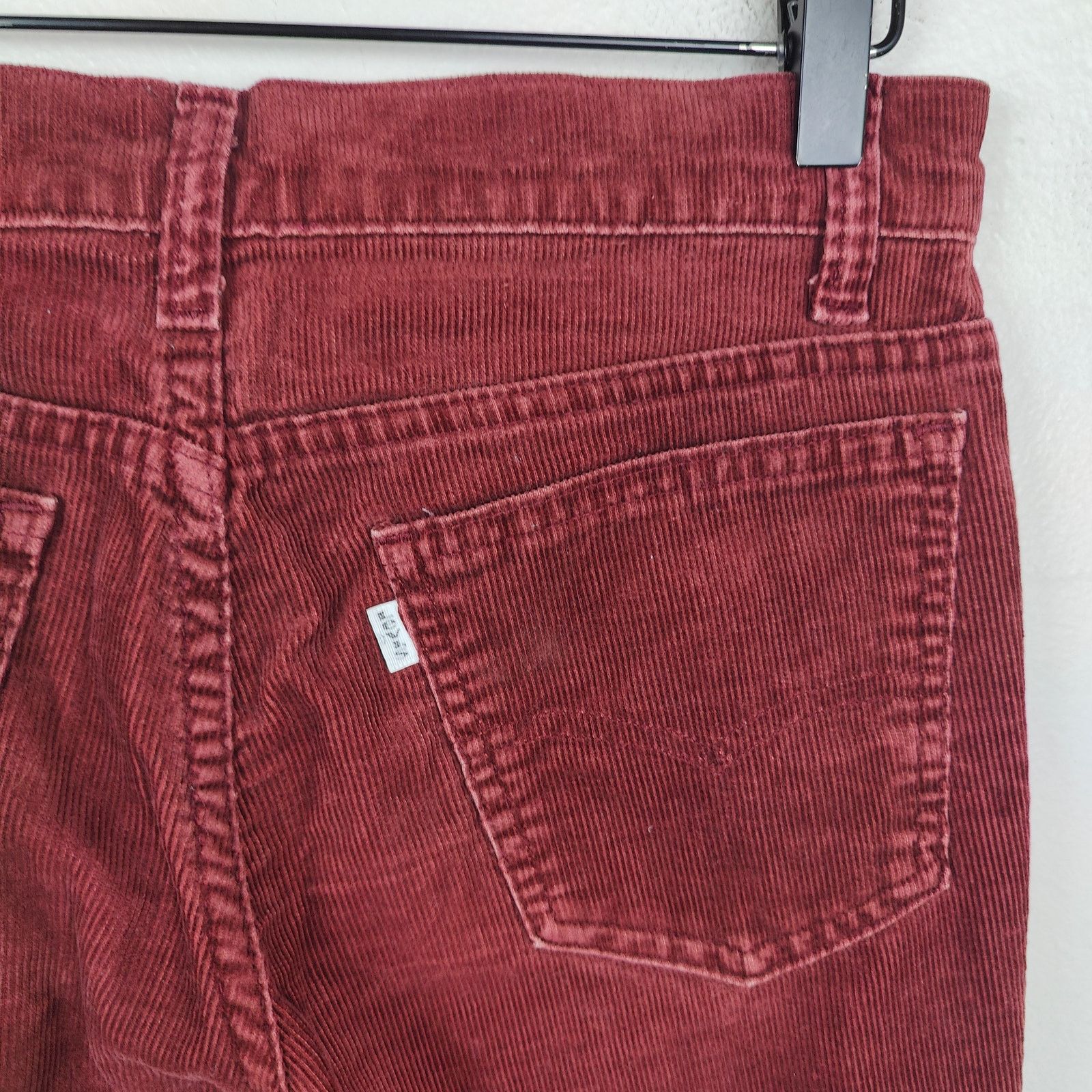 Levi's Vintage Levi's 517 Corduroy Jeans Mens 30x28 Red Size US 30 / EU 46 - 5 Thumbnail