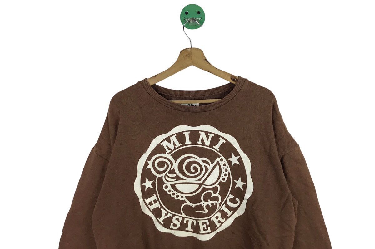 Hysteric Mini Sweatshirt Brown Colour BigLogo Design