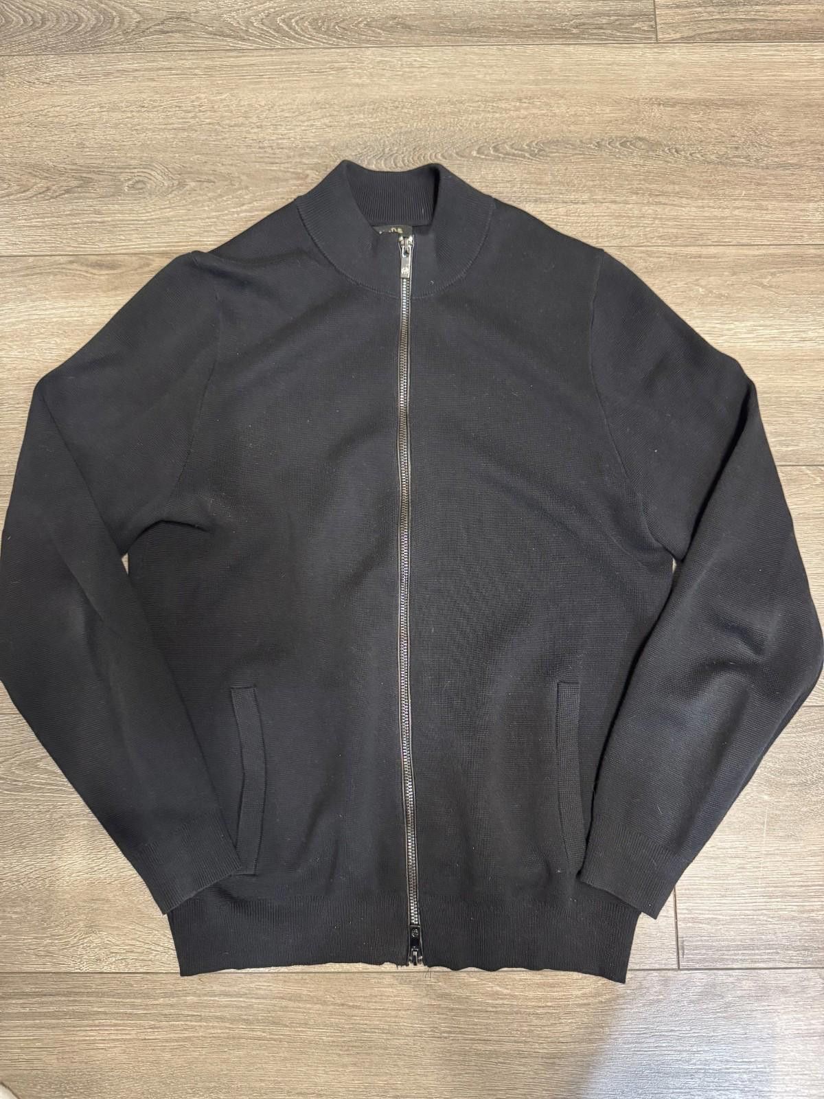 Massimo Dutti Massimo Dutti Sweater Mens Medium Black Full Zip Size US M / EU 48-50 / 2 - 1 Thumbnail