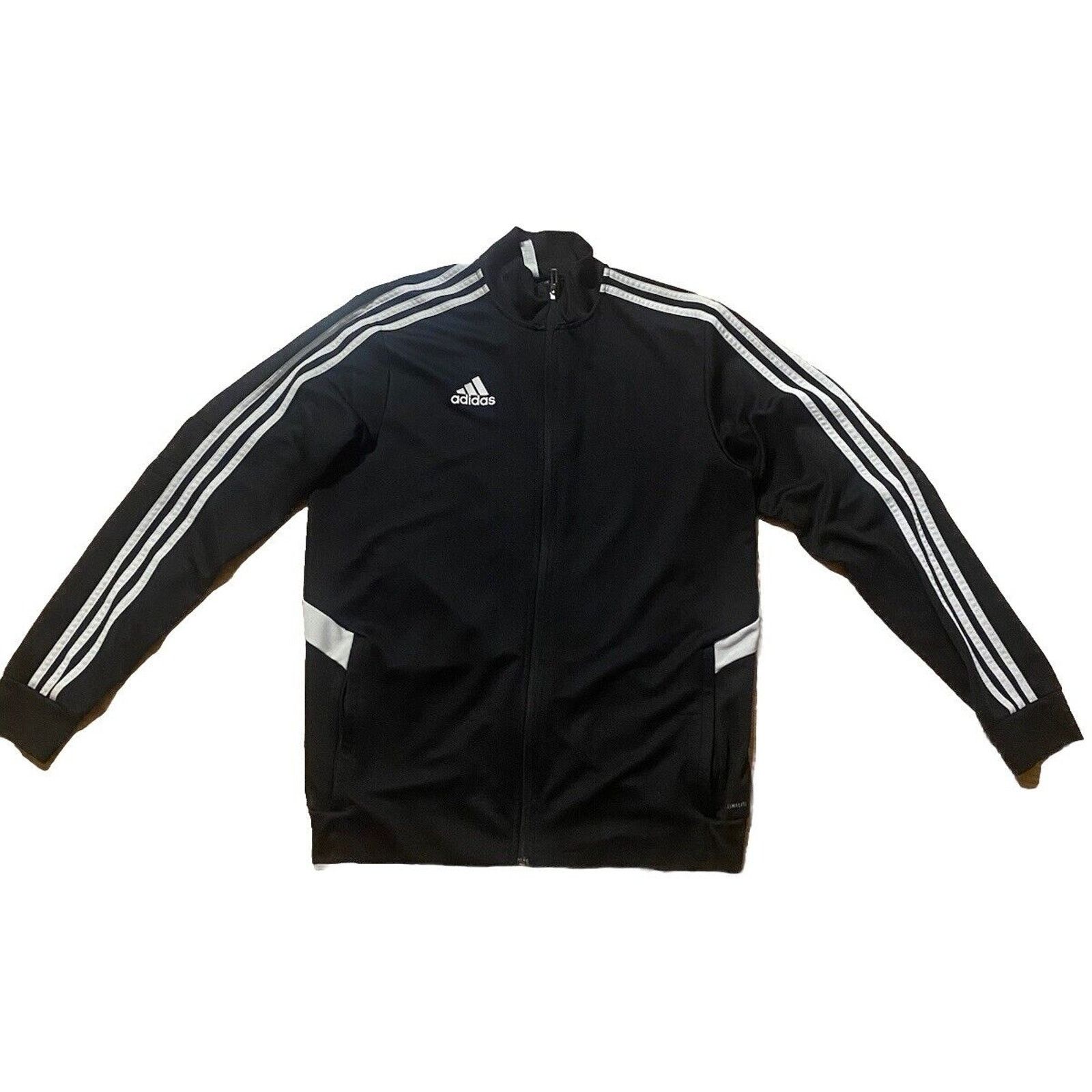 Adidas Adidas Men's 3 Striped Zip Up & Pocket Sweatshirt Size M Size US M / EU 48-50 / 2 - 1 Thumbnail