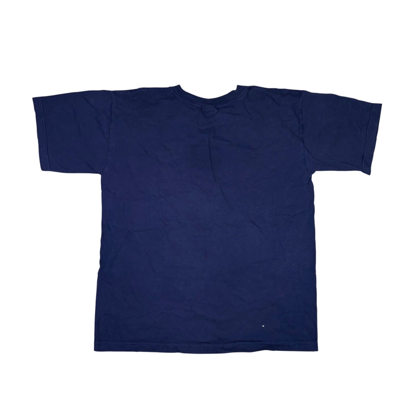 Adidas VINTAGE Adidas Graphic Center Logo T-Shirt Navy Blue Mens M Short Sleeve 1990s Logo Size US M / EU 48-50 / 2 - 2 Thumbnail