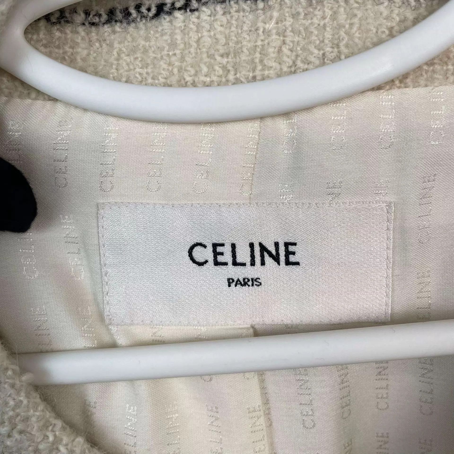 Celine Celine wool coat white size 38 98 new Size XS / US 0-2 / IT 36-38 - 4 Thumbnail