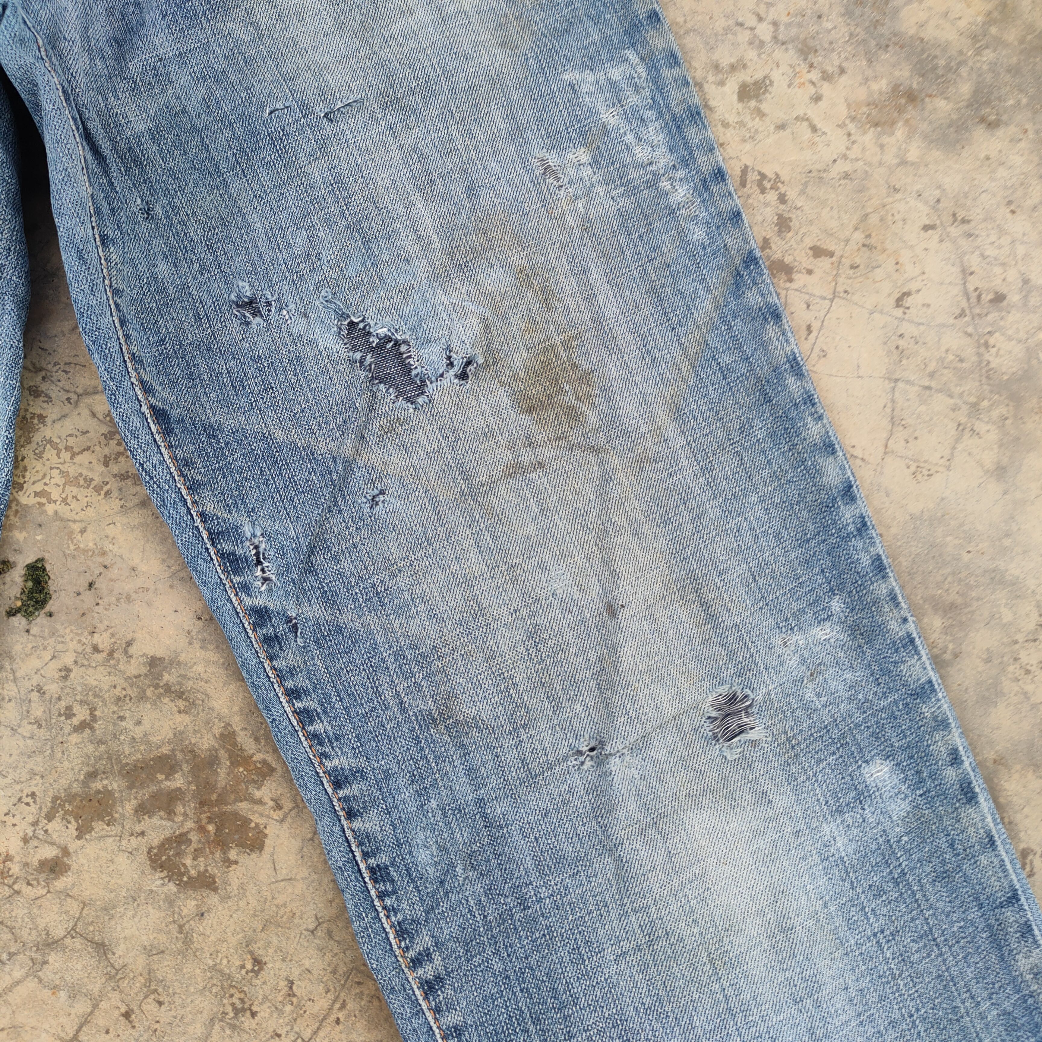 Jean VINTAGE DOLCE.&GABANA FADED DISTRESSED JEANS DENIM PANTS Size US 34 / EU 50 - 6 Thumbnail