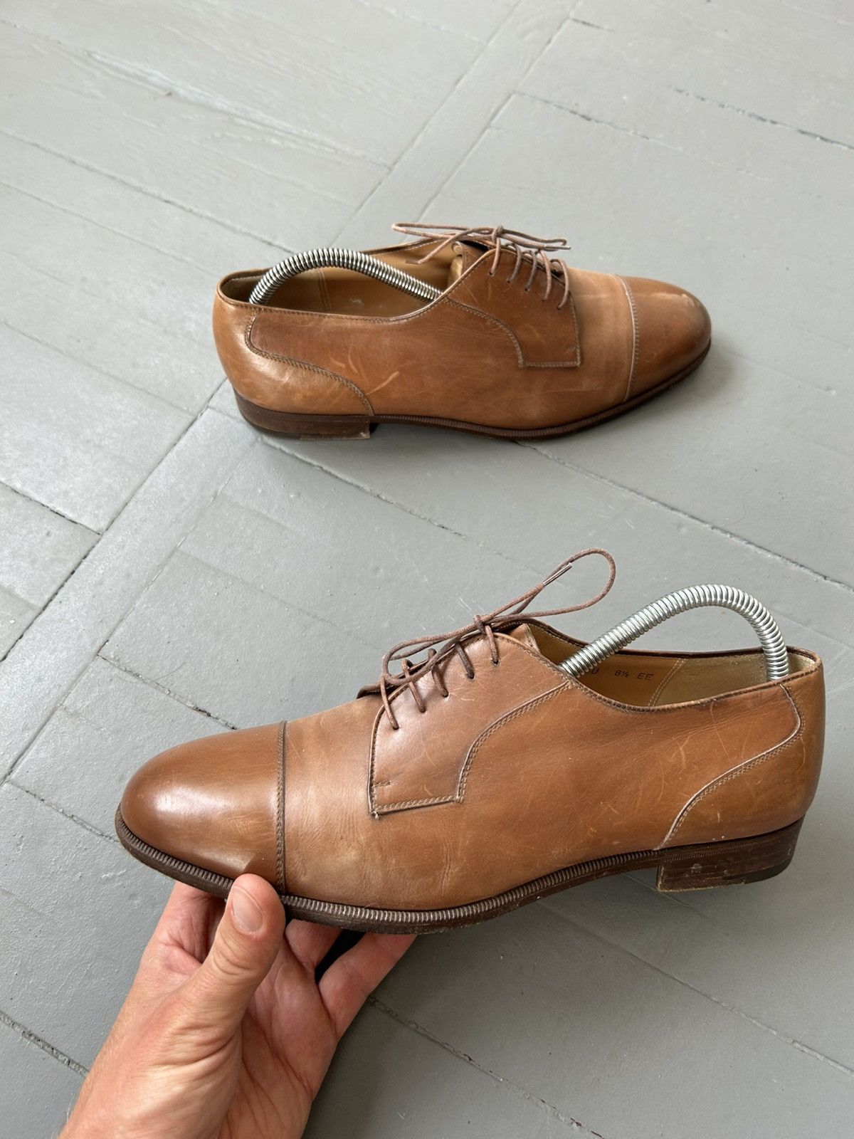 Salvatore Ferragamo Salvatore Ferragamo leather shoes Size US 9.5 / EU 42-43 - 1 Thumbnail