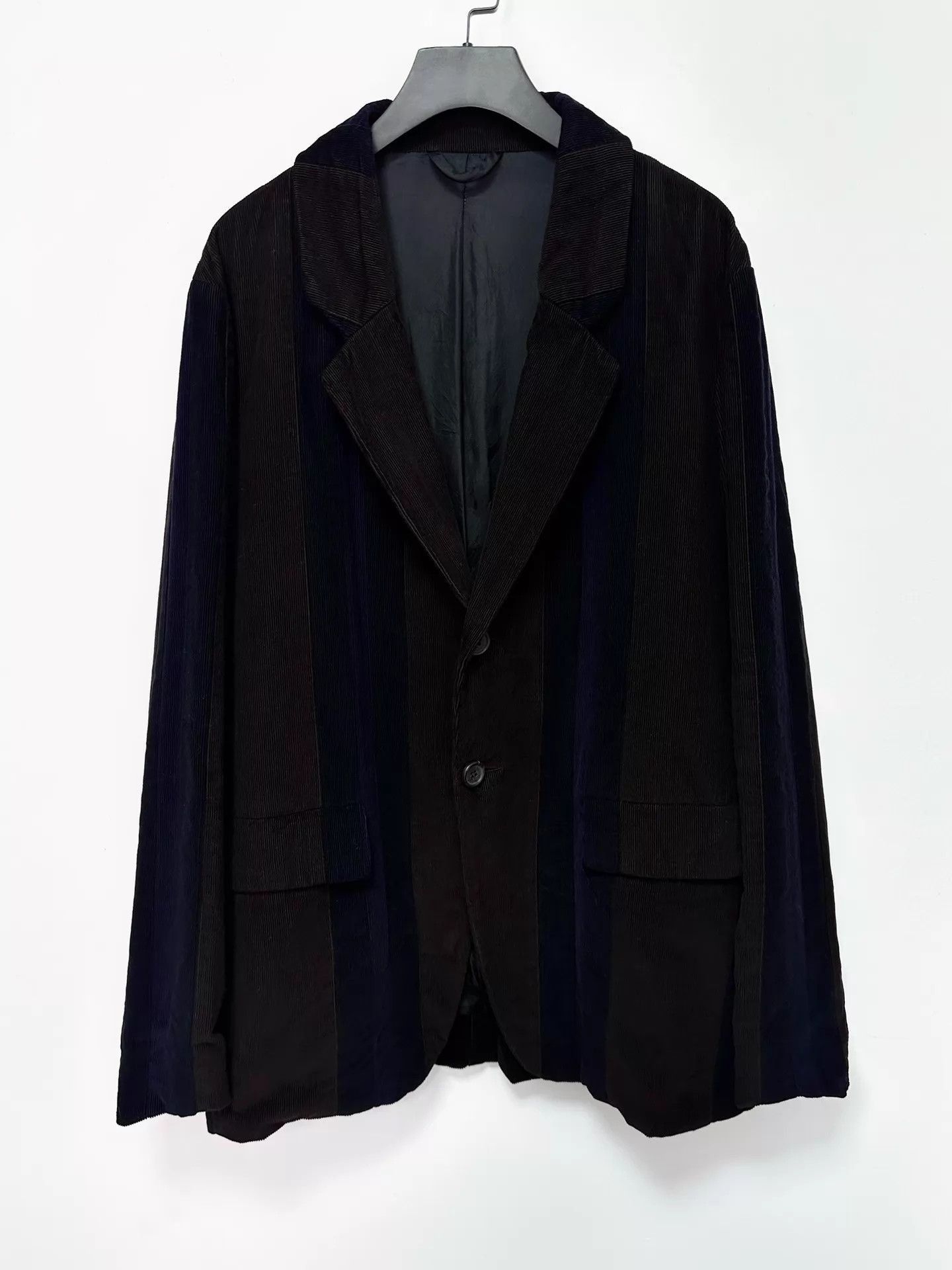 Casey Casey Black Striped Light Jacket Size S Size US S / EU 44-46 / 1 - 1 Thumbnail