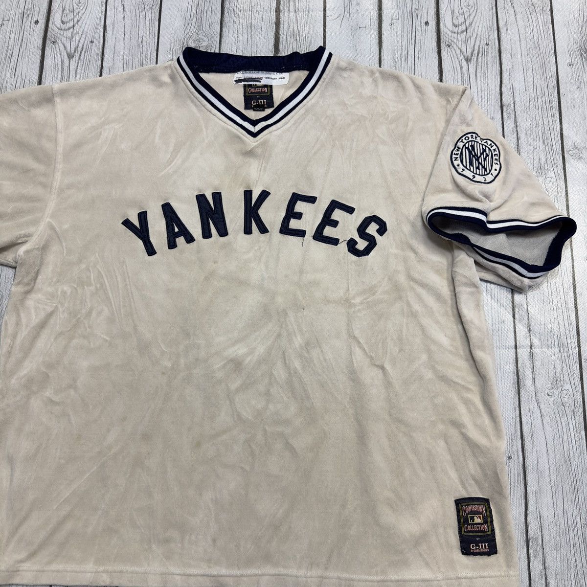 Cooperstown Collection × G-III × Vintage Vintage New York Yankees shirt Size US XL / EU 56 / 4 - 3 Thumbnail