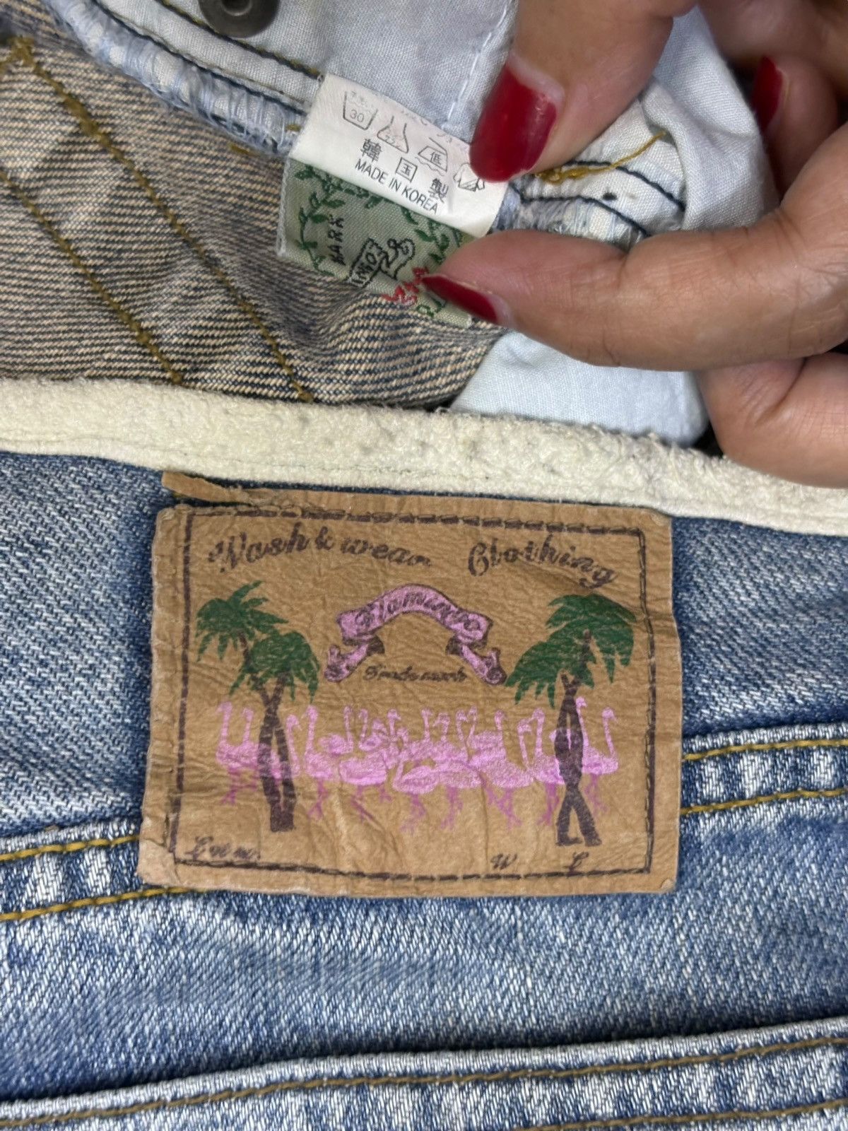 Japanese Brand Vintage Japanese Brand Mud Wash Baggy Bootcut Jeans Size 30" / US 8 / IT 44 - 12 Thumbnail