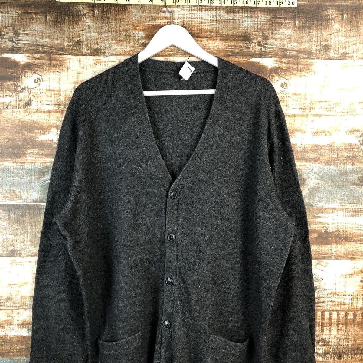 Uniqlo Uniqlo japan vintage Black Cardigan Knitwear #A2506 Size US XL / EU 56 / 4 - 2 Thumbnail