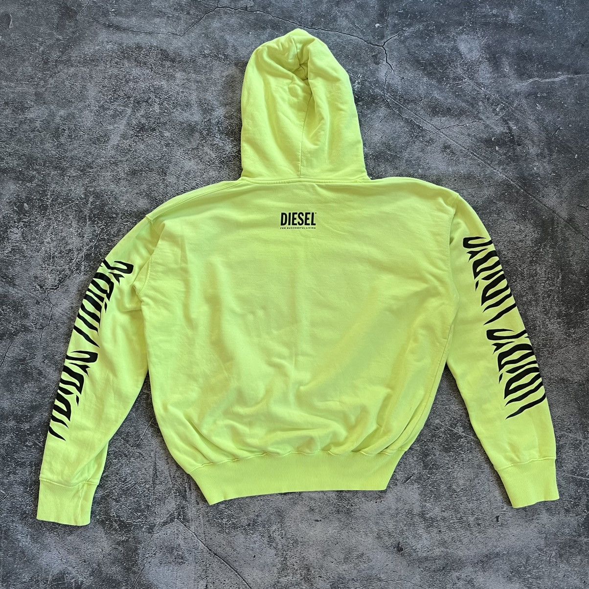 Diesel Diesel F-Albyhook-C Relaxed Fit Green Hoodie Women Size M Size M / US 6-8 / IT 42-44 - 12 Thumbnail