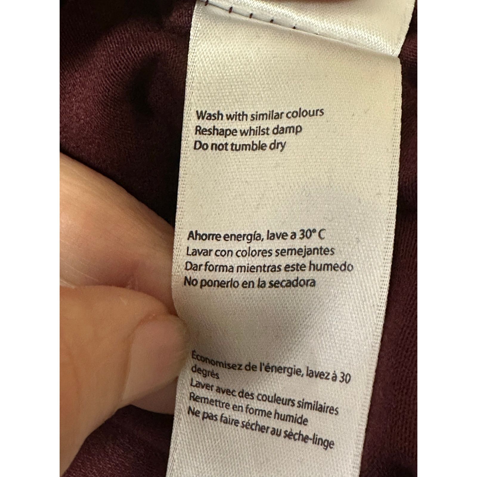 Topshop Topshop burgundy long sleeves front twist midi dress size 2 Size XS / US 0-2 / IT 36-38 - 5 Thumbnail