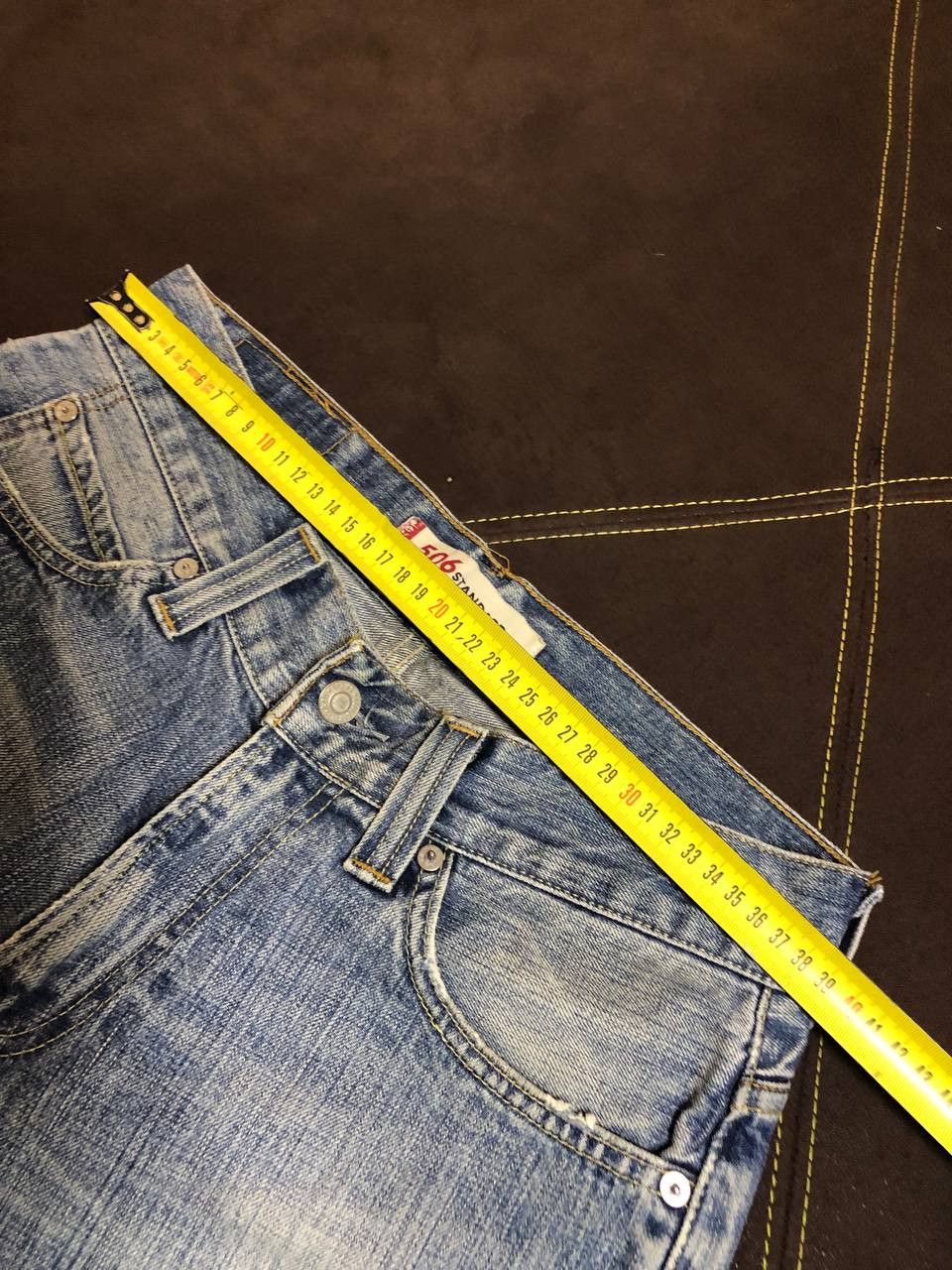 Levi's Vintage USA 90’s Levi’s 506 Button Fly Cut Off Shorts Size US 31 - 8 Thumbnail