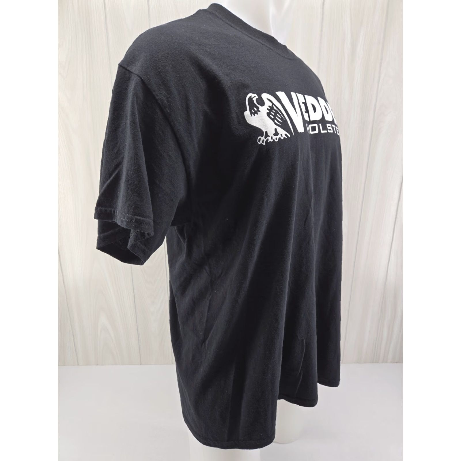 Gildan Vedder Gun Firearm Holsters Black Logo XL T-Shirt Size US XL / EU 56 / 4 - 6 Thumbnail