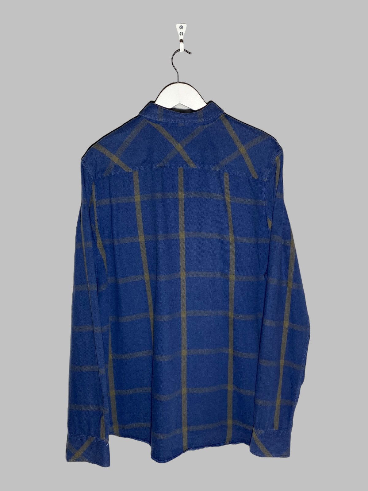 Nudie Jeans Nudie Jeans Stan Window Check Cotton Shirt Blue Men’s Size US L / EU 52-54 / 3 - 2 Thumbnail