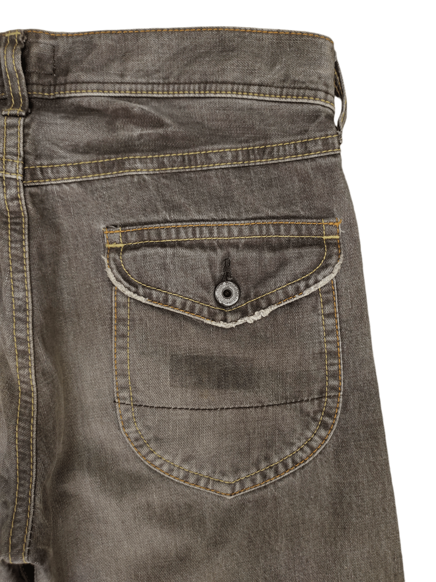 Spellbound Vintage 90s Spellbound Clawmark Distress Faded Denim Jeans Size US 34 / EU 50 - 13 Thumbnail