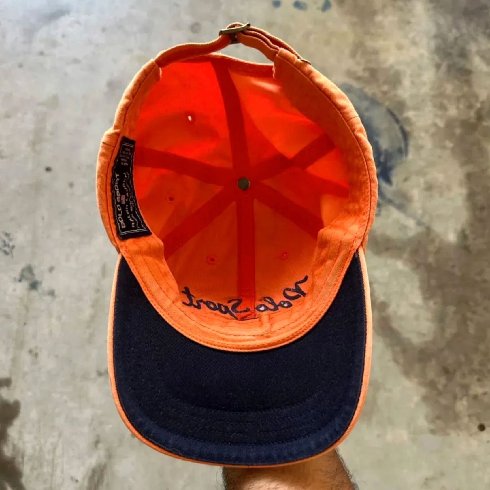 Polo Ralph Lauren VINTAGE Ralph Lauren Polo Hat Baseball Cap Orange One Size Men Hat Size US M / EU 48-50 / 2 - 5 Thumbnail