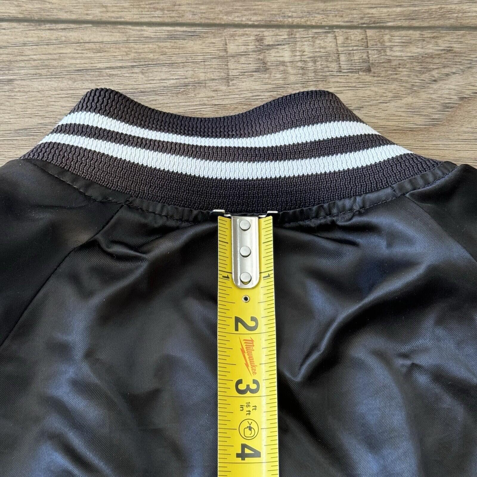 Other Vintage 70s 80s K-Brand Satin Bomber Jacket Black XL Size US XL / EU 56 / 4 - 10 Thumbnail