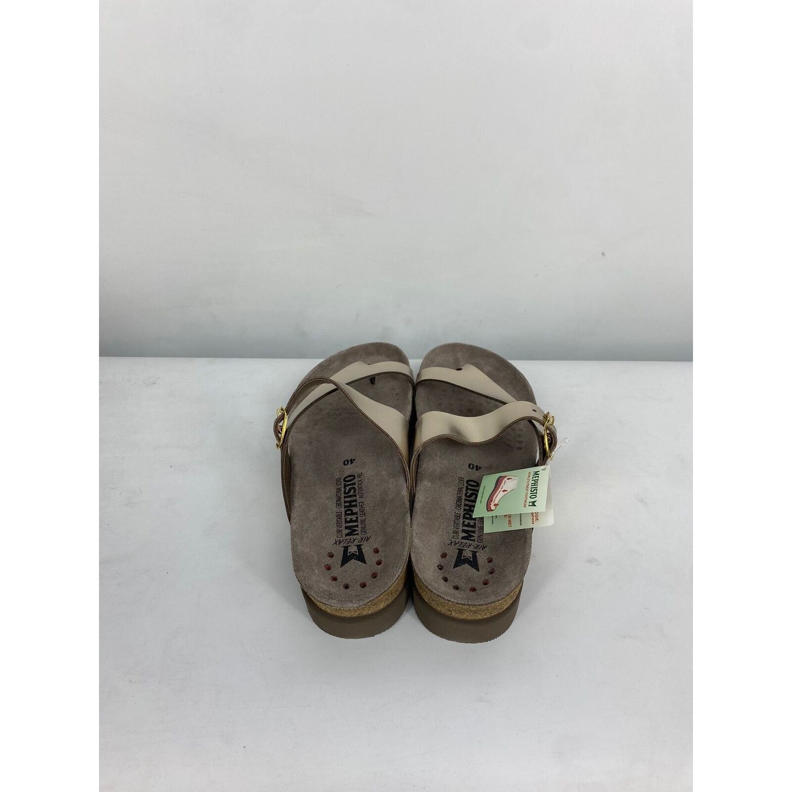 Mephisto MEPHISTO WOMEN'S HELEN CORK FOOTBED SANDAL PLATINUM SIZE 12 Size US 12 / IT 42 - 3 Thumbnail