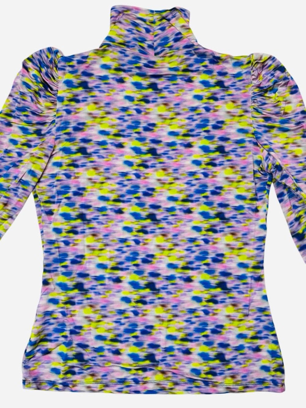 Tanya Taylor Tanya Taylor Adonica Long Sleeve High Neck Top In Blue Haze Size M / US 6-8 / IT 42-44 - 3 Thumbnail