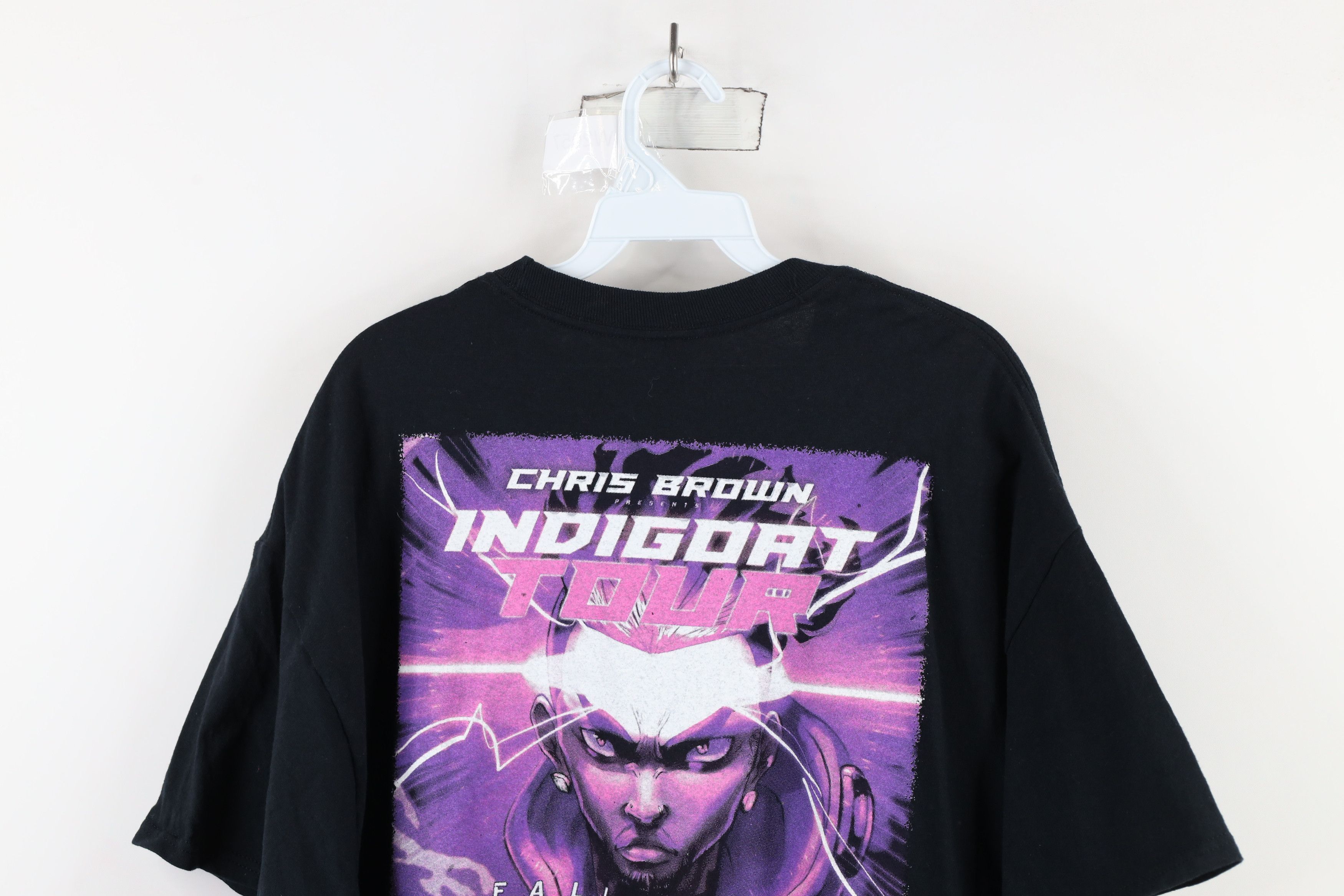 Vintage Indigoat Tour Chris Brown Band Hip Hop Rap T-Shirt Size US XL / EU 56 / 4 - 13 Thumbnail