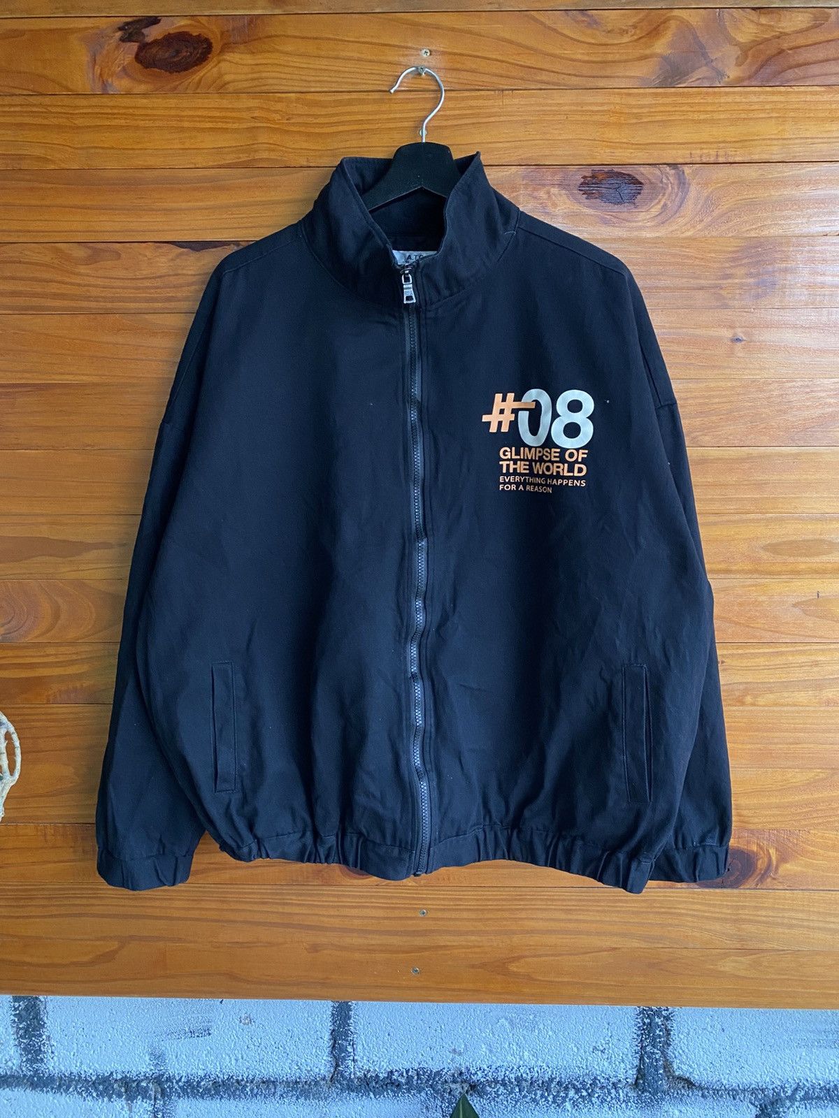 In The Attic A.T.C Pleasure-Seekers Graphic Zip Jacket Black Streetwear Size US L / EU 52-54 / 3 - 7 Thumbnail