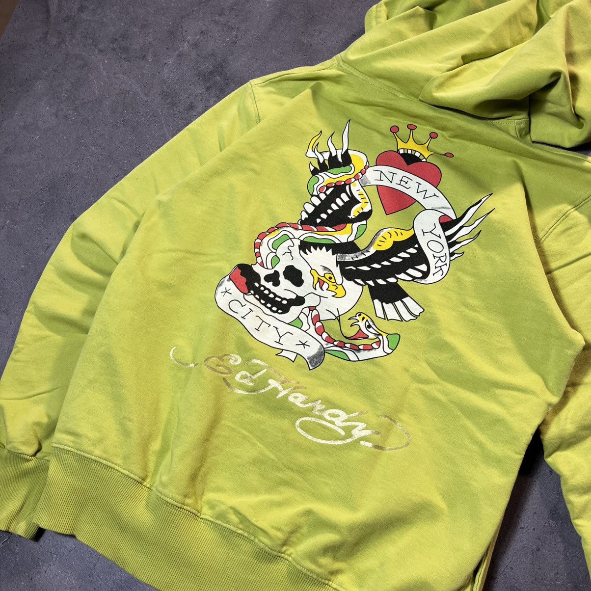 Ed Hardy Vintage Y2K Ed Hardy Big Logo Swag Zip Hoodie Sweatshirt Size US S / EU 44-46 / 1 - 16 Thumbnail