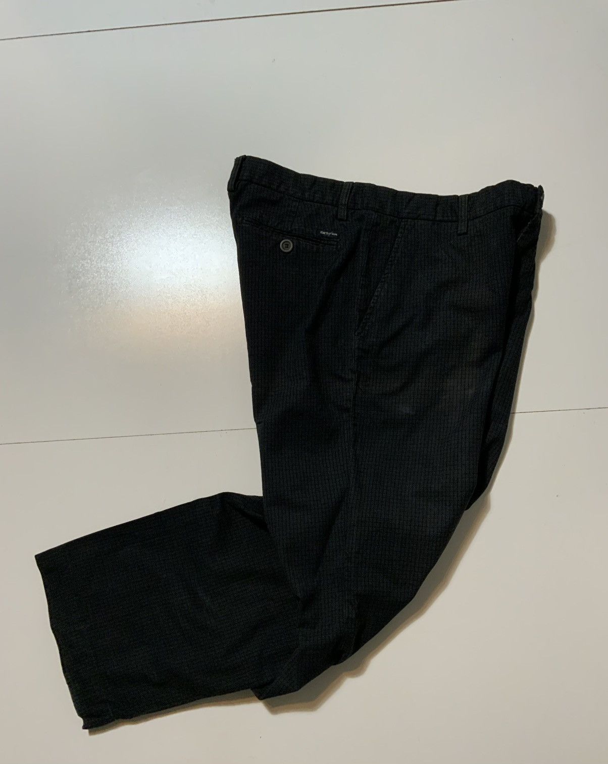 Mason's $350 Em’s Of Mason’s Italy Grid Plaid Chino Straight Pants Size US 36 / EU 52 - 2 Thumbnail
