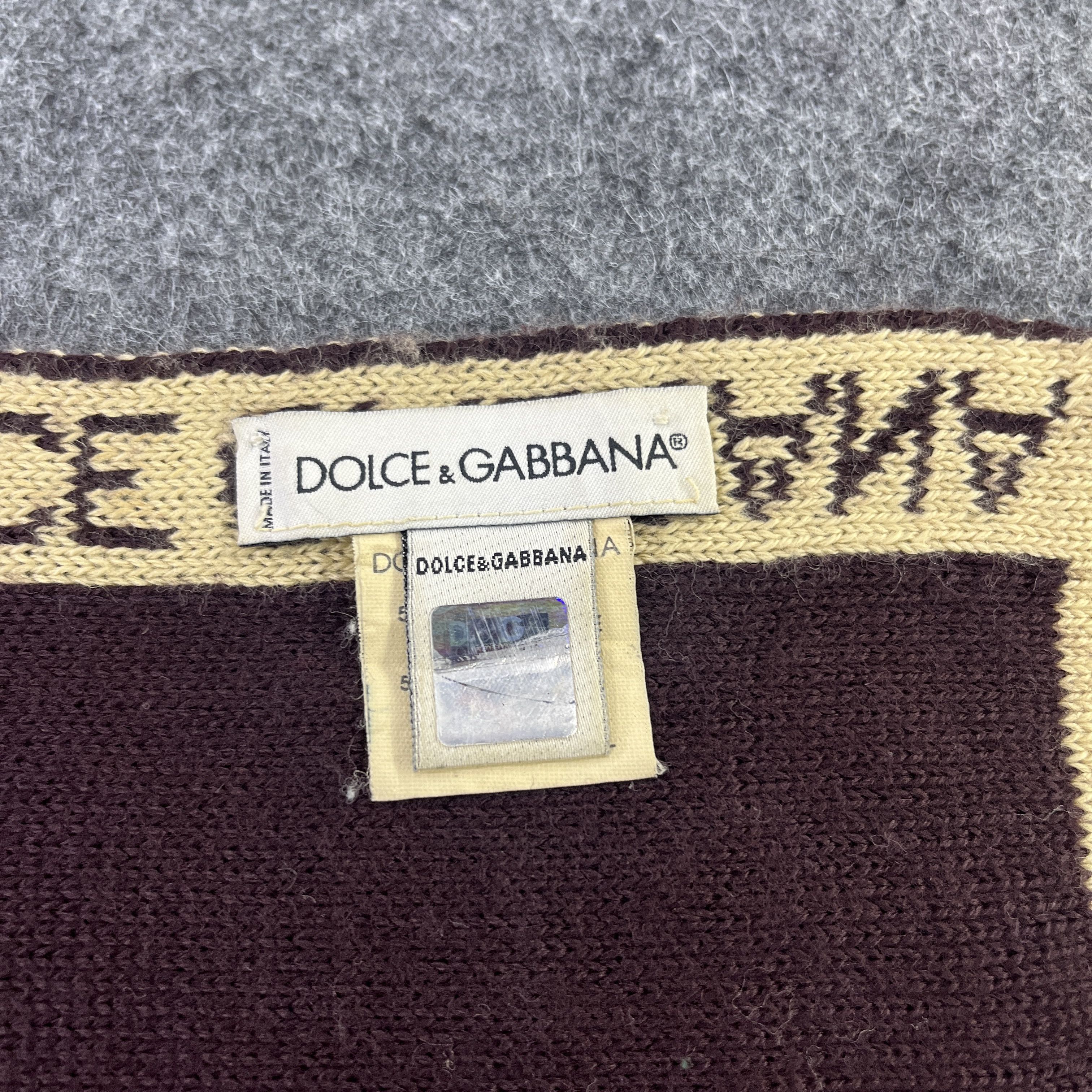 Dolce & Gabbana × Vintage Dolce & Gabbana Scarf / Muffler / Neckwear T843 Size ONE SIZE - 5 Thumbnail