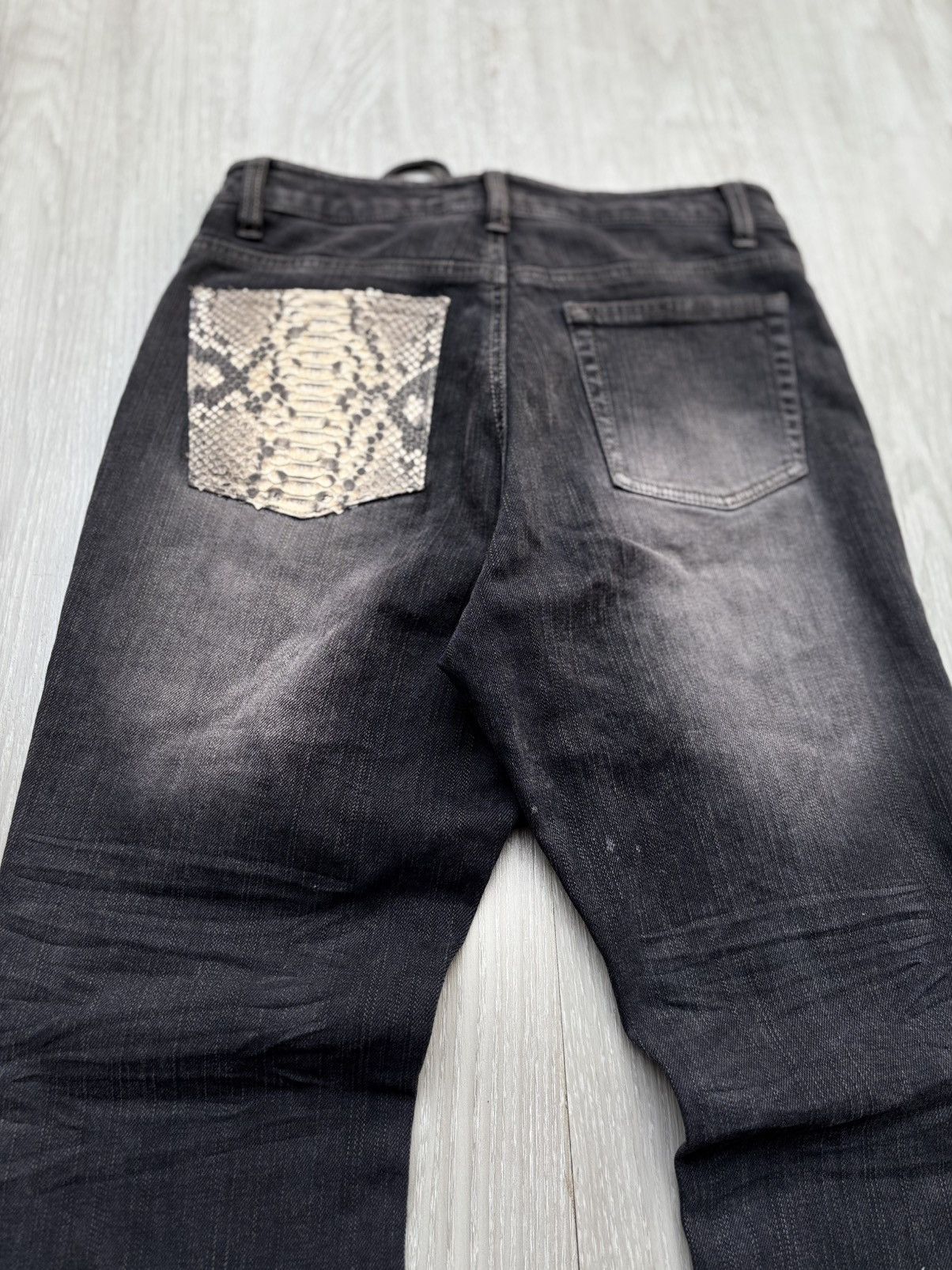 Japanese Brand PHYTON phyton lace-up flare jeans Size US 26 / EU 42 - 4 Thumbnail