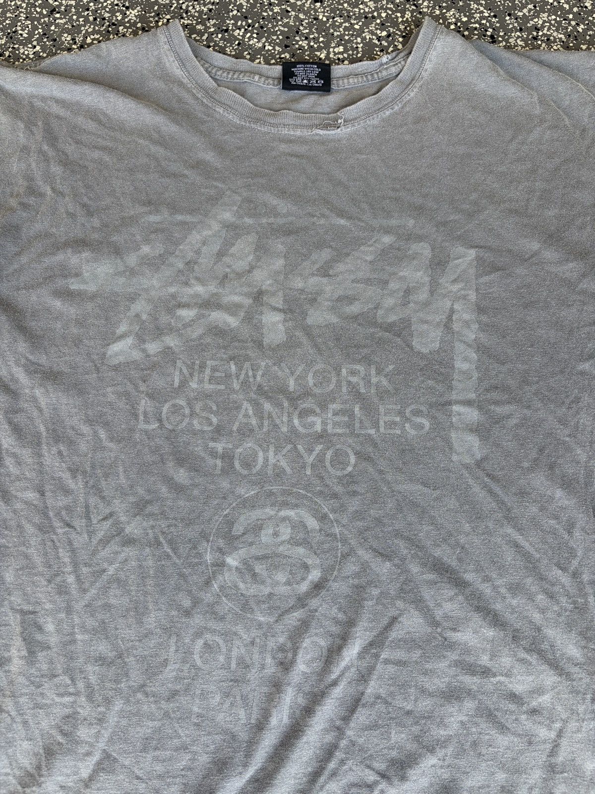 Stussy Vintage Y2k Stussy World Tour T-Shirt 00’s Size US XL / EU 56 / 4 - 3 Thumbnail
