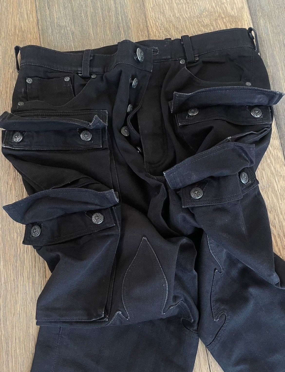 Chrome Hearts Chrome Hearts 9 Pocket Le Fleur Cargo Pants Size US 28 / EU 44 - 10 Thumbnail