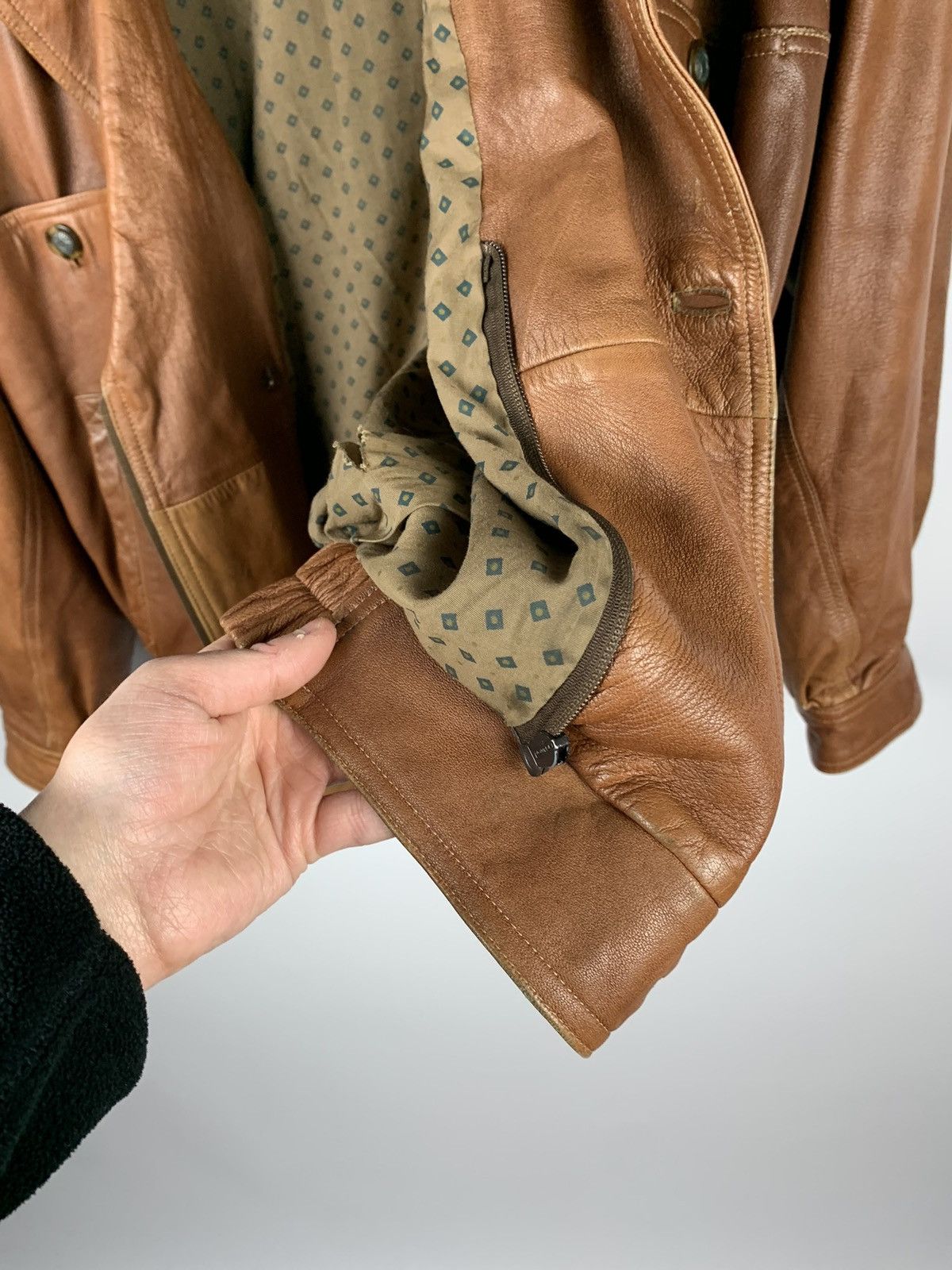 Vintage Valentino Uomo Leather Jacket - Etsy