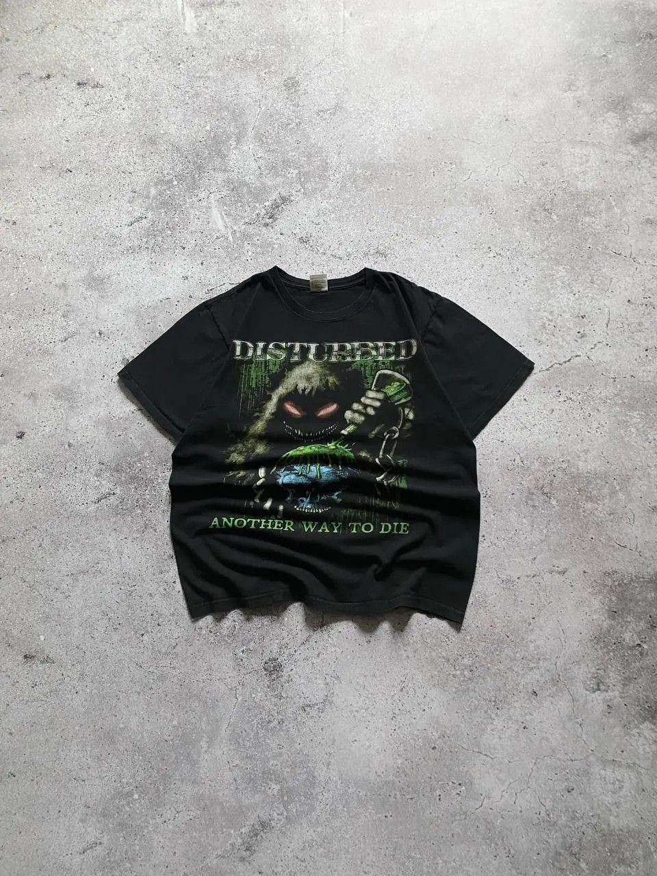 Band Tees DISTURBED “ANOTHER WAY TO DIE” HEAVY METAL BAND T SHIRT Size US L / EU 52-54 / 3 - 1 Thumbnail