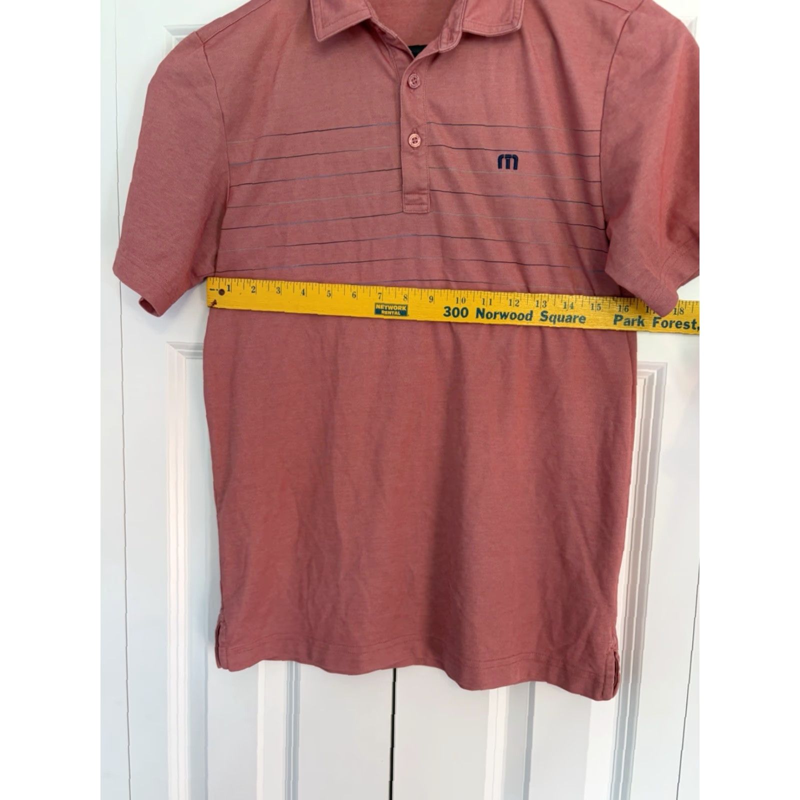 TravisMathew Travis Mathew Polo Shirt Golf Pink Short Sleeve Small Mens Size US S / EU 44-46 / 1 - 3 Thumbnail