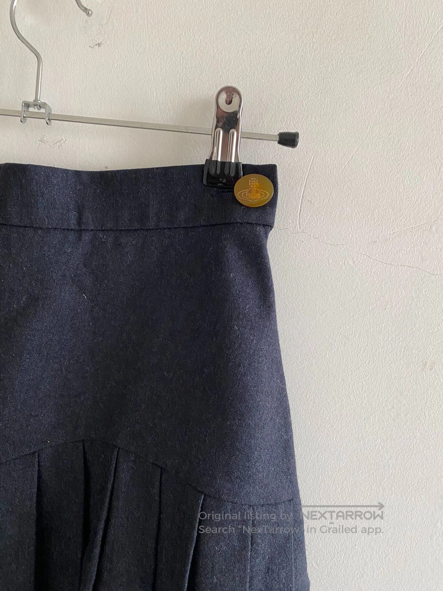 Vivienne Westwood vivienne westwood gray asymmetrical pleated skirt. Size 41" - 3 Thumbnail