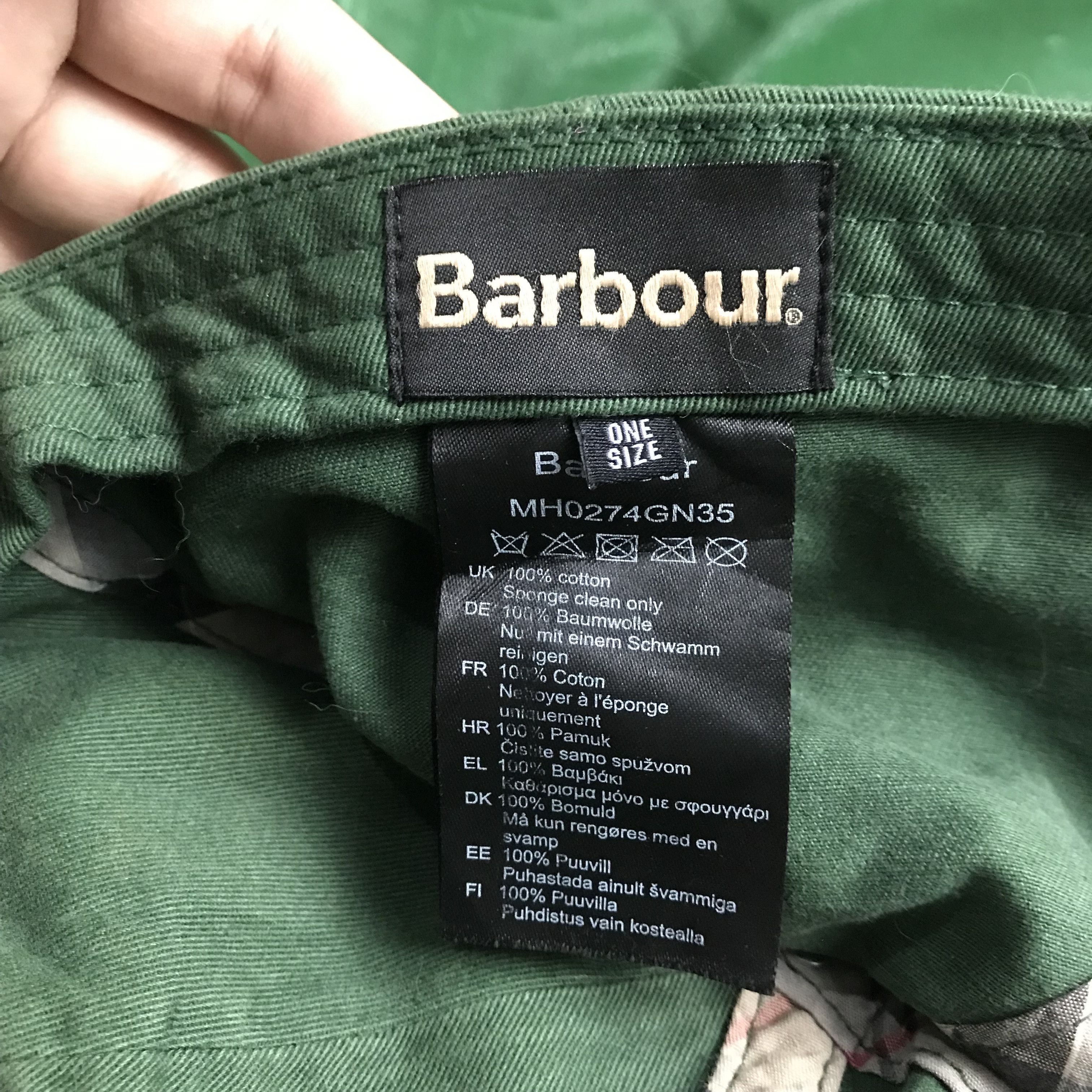 Barbour × Other UK Barbour of london Baseball Cap Green military Rough cap Size ONE SIZE - 5 Thumbnail