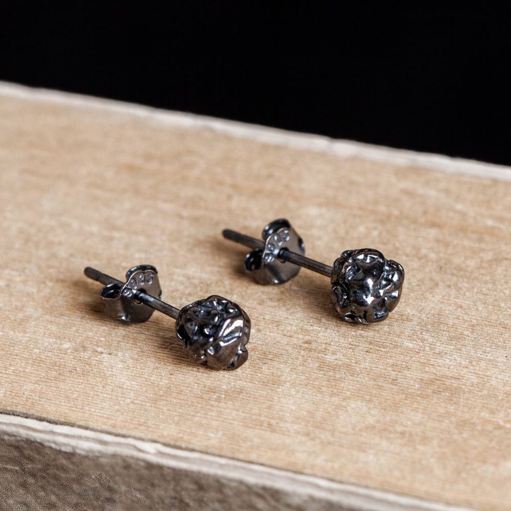 Jewelry Modern Earrings One Pairs Chrome Jewelry Size ONE SIZE - 1 Thumbnail