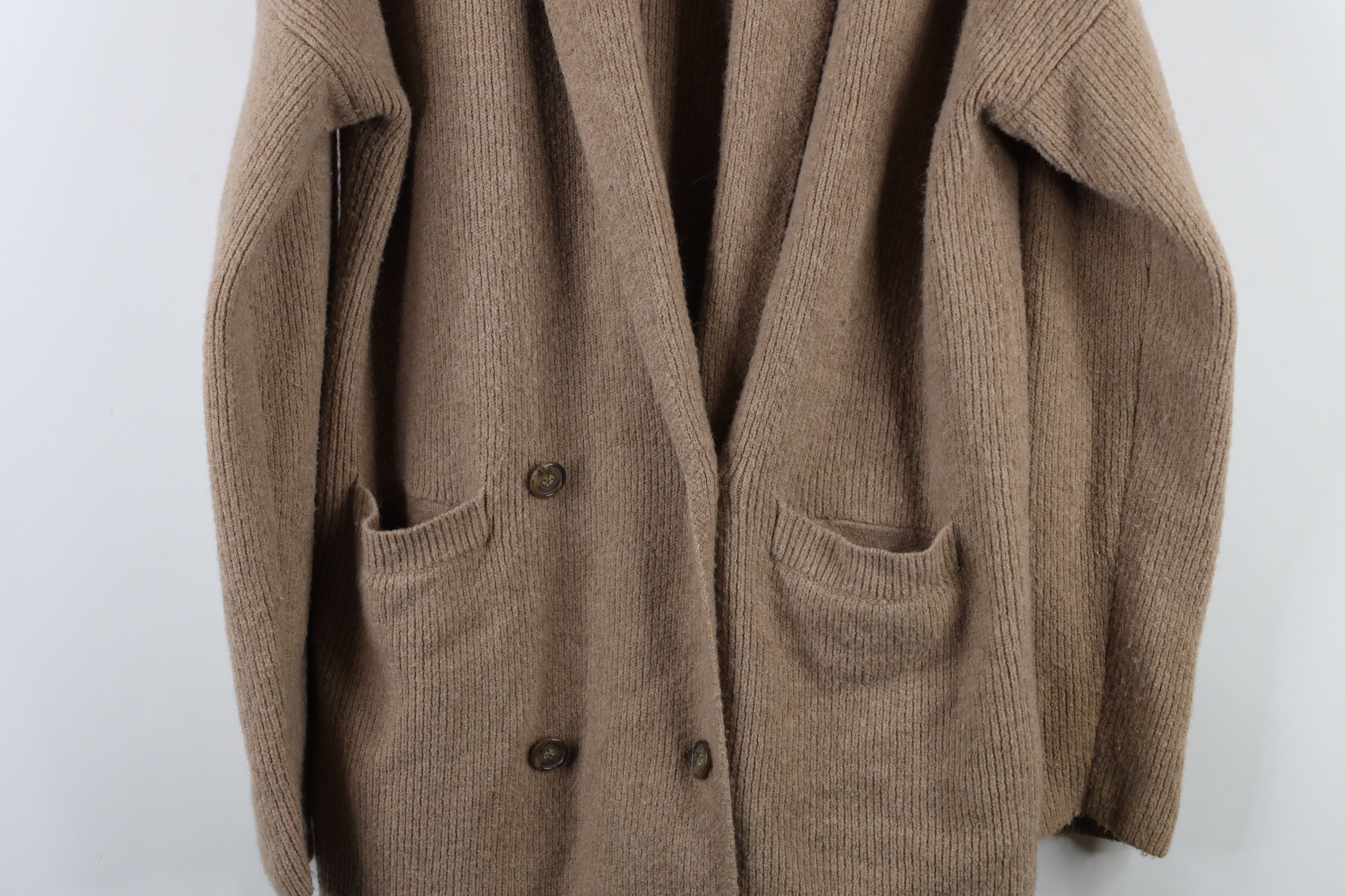 J.Crew × Vintage J Crew Wool Knit Double Breasted Cardigan Sweater Jacket Size L / US 10 / IT 46 - 3 Thumbnail