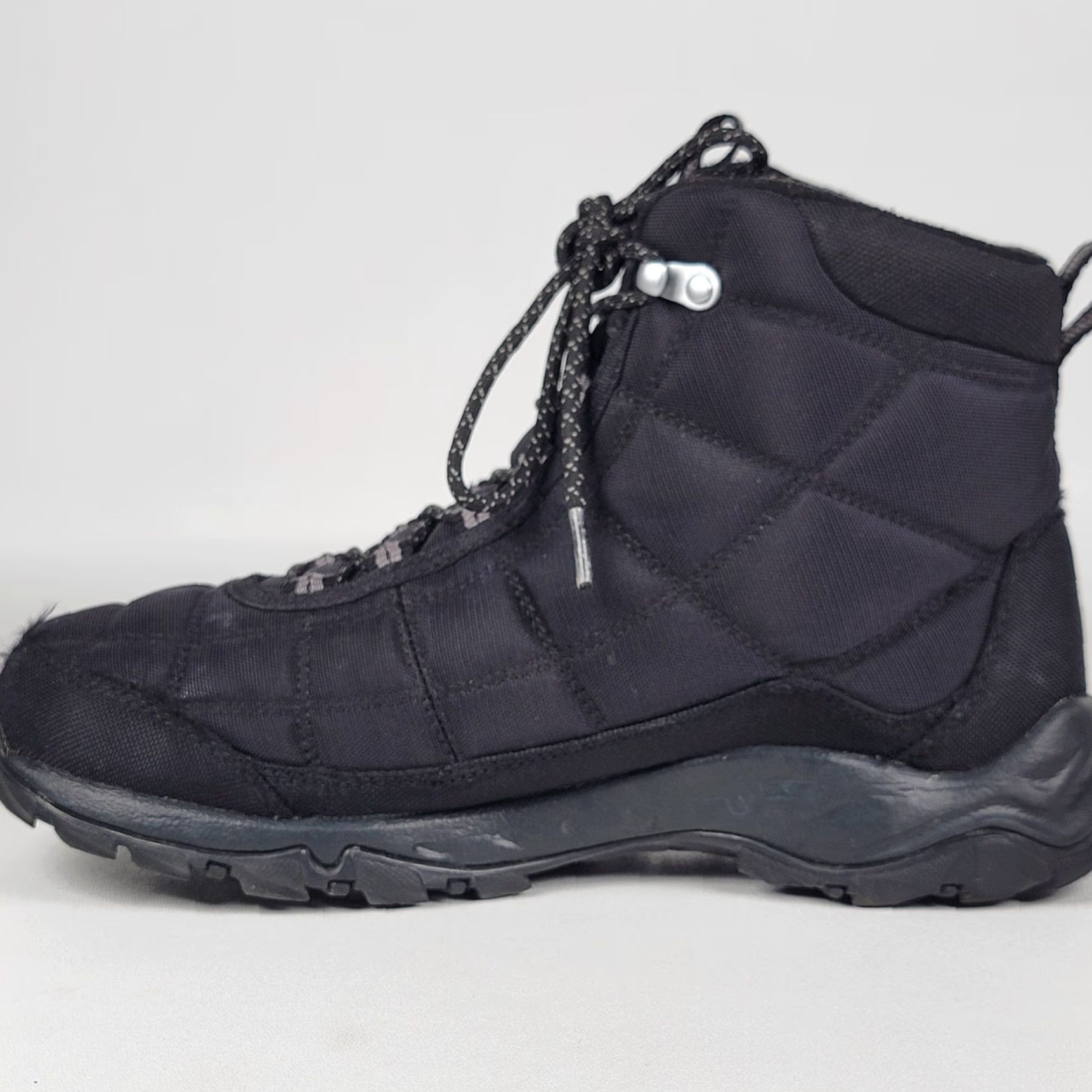 Vintage Columbia Firecamp Waterproof Wide Winter Boots Men 9.5 M Black Size US 10 / EU 43 - 4 Thumbnail