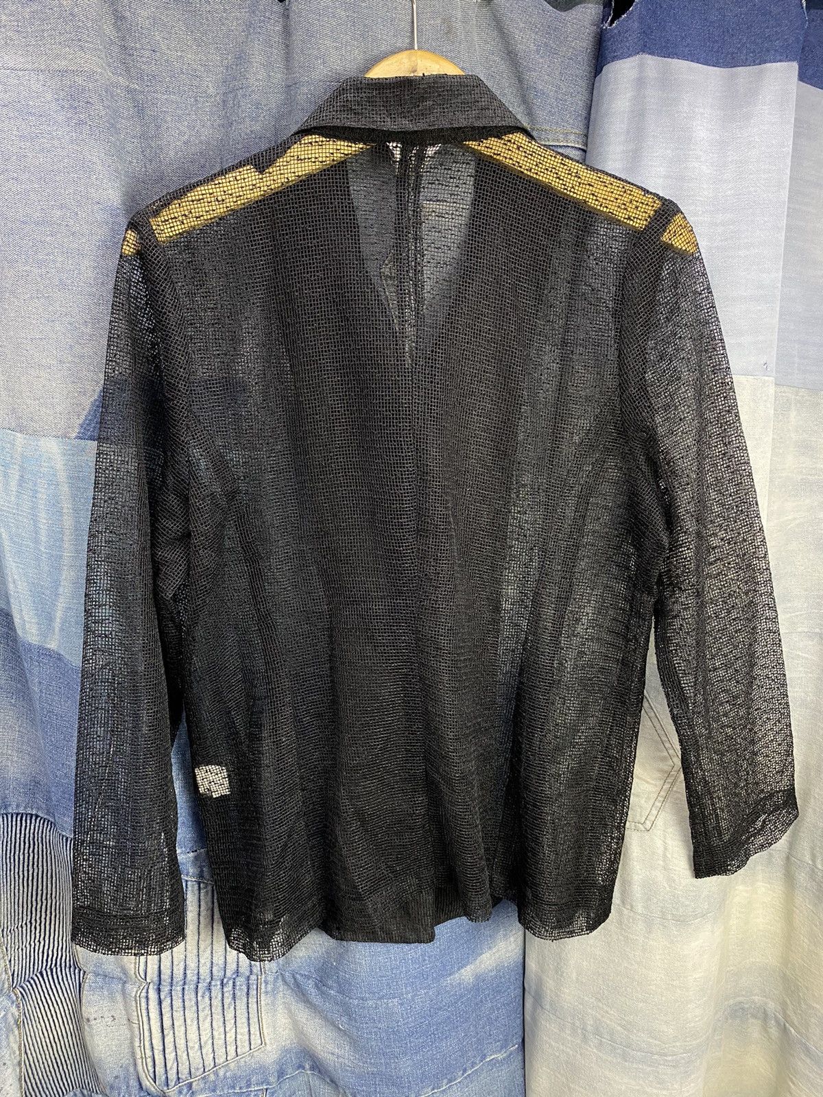 Beauty Beast × Japanese Brand × Vintage japanese lace shirt fishnet fineness Size US M / EU 48-50 / 2 - 5 Thumbnail